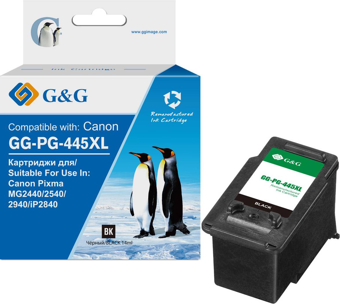 Картридж G&G GG-PG-445XL черный