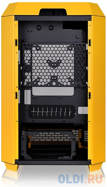 Корпус Thermaltake The Tower 300 Bumblebee желтый без БП miniITX 7x120mm 5x140mm 2xUSB3.0 audio bott PSU в Москвe