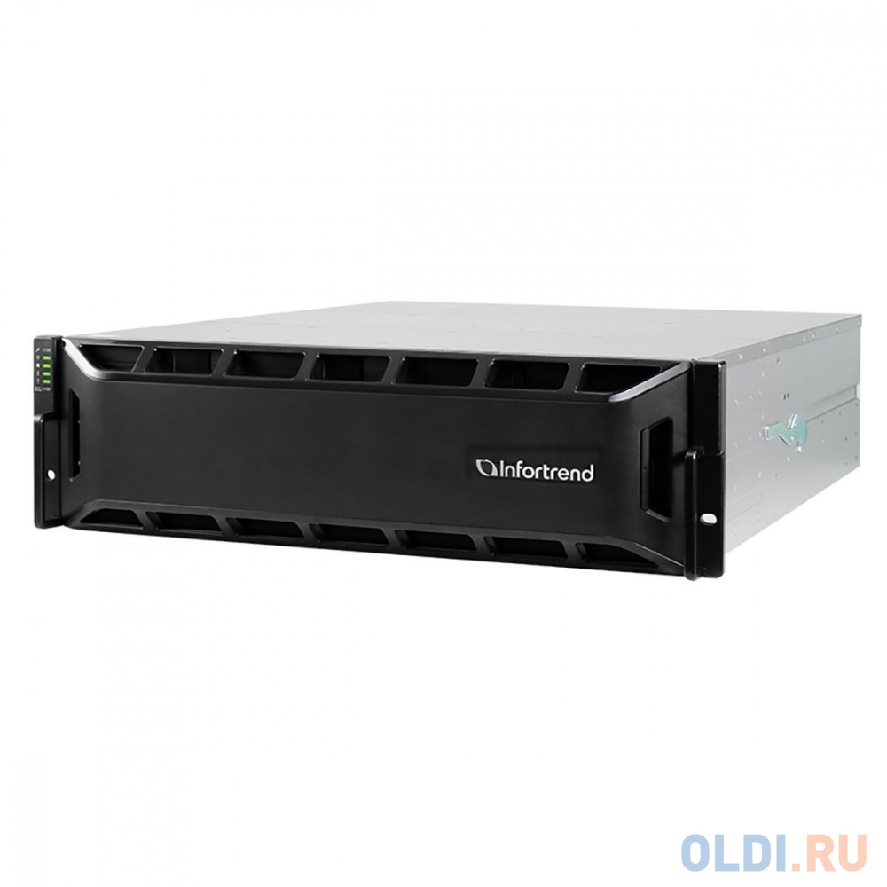 Сетевой накопитель Infortrend GSe 10162-D 3U/16bay, supports NAS, block, object storage and cloud gateway, sing le controller subsystem including 1x12