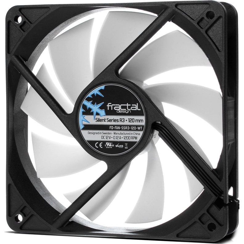 Вентилятор для корпуса Fractal Design Silent Series R3 (FD-FAN-SSR3-120-WT)