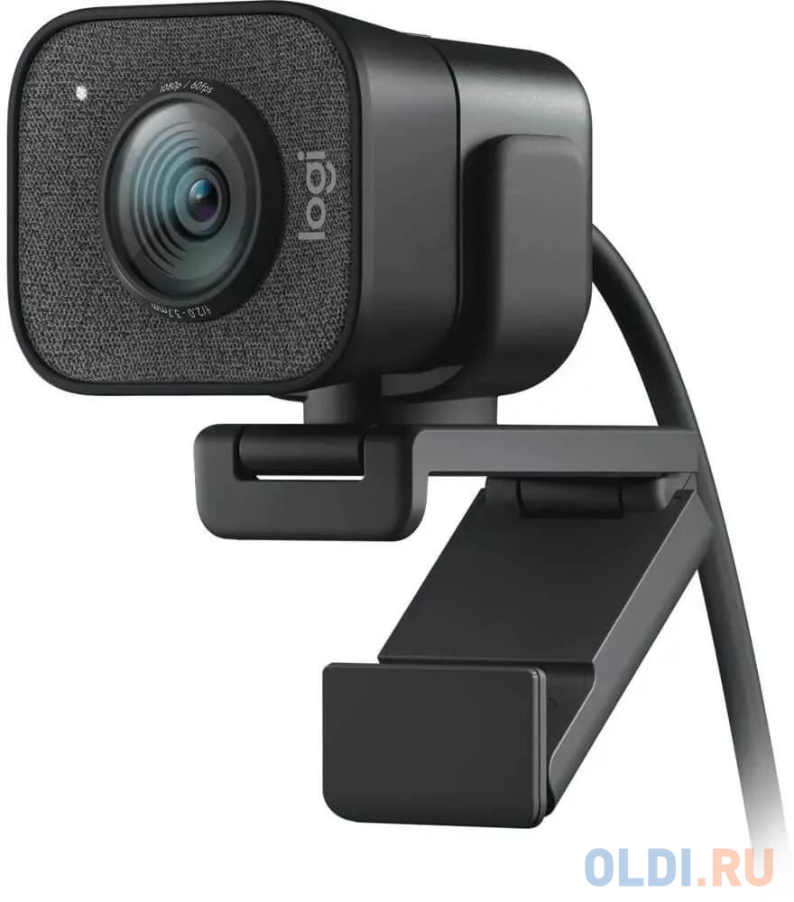 Веб-камера Logitech StreamCam Graphite (1080p/60fps, автофокус, угол обзора 78° по диагонали, два всенаправленных микрофона с шумоподавляющим фильтром в Москвe