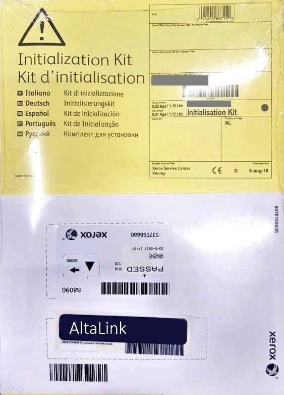 Комплект инициализации Xerox оригинал для Xerox AltaLink C8145 (097S05044)