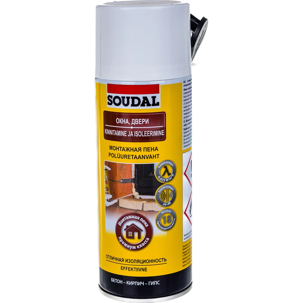 Ручная монтажная пена Soudal