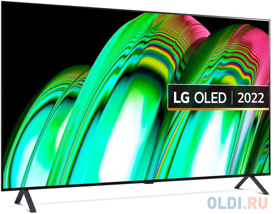 Телевизор 65" LG OLED65A26LA.ARUB черный 3840x2160 60 Гц Smart TV Wi-Fi 3 х HDMI 2 х USB RJ-45 Bluetooth в Москвe