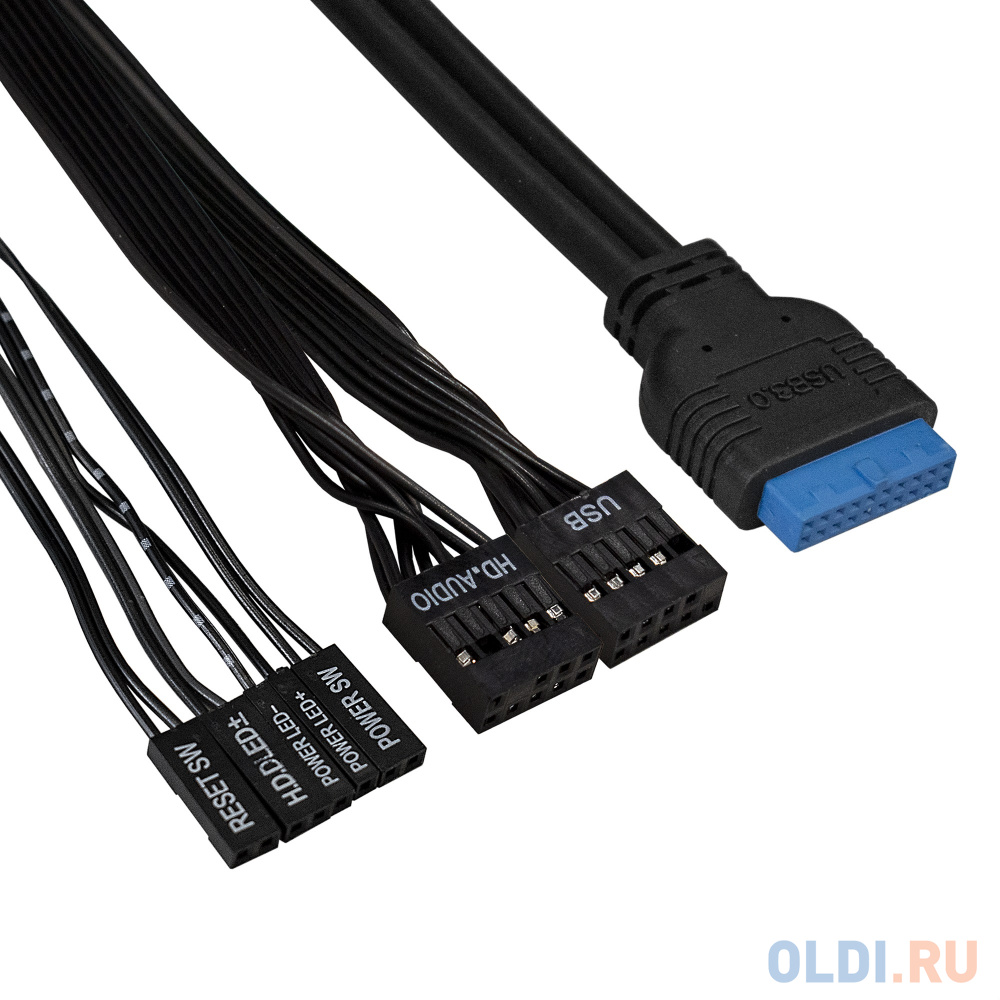 Корпус Miditower ExeGate CP-603UB-CP500 (ATX, БП CP500 с вент. 8см, 2*USB+2*USB3.0, аудио, блокировка, черный)