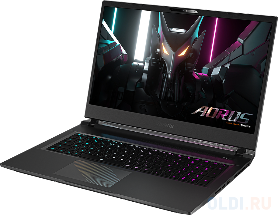 Ноутбук Gigabyte Aorus 17 BSF Core i7 13700H 16Gb SSD1Tb NVIDIA GeForce RTX4070 8Gb 17.3" IPS QHD (2560x1440) Windows 11 Home black WiFi BT Cam (