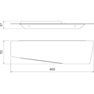 Полочка IDDIS Slide хром (SLISC00i44)