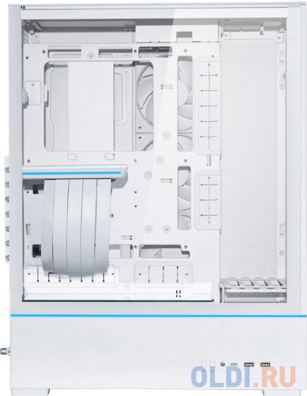 Корпус MidiTower Lian Li SUP 01 White RGB (ATX, без БП, ARGB, 2xUSB3.2 Type-A + USB3.2 Type-C) (G99.SUP01W.00)