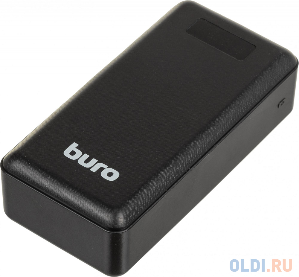 Мобильный аккумулятор Buro BPF30D 30000mAh 3A QC PD 22.5W черный (BPF30D22PBK)