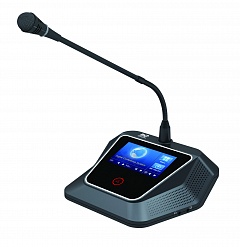 Микрофон делегата ITC TS-0205А, сенсорный экран 4.3", черный (TS-0205А)