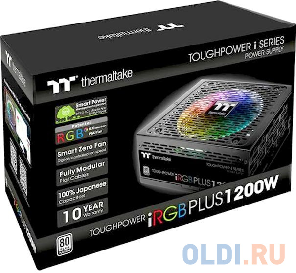 Блок питания Thermaltake Toughpower iRGB PLUS Platinum 1200 Вт