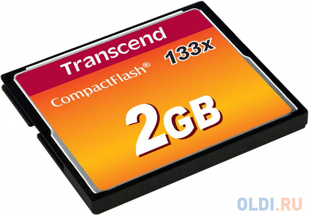 Карта памяти Compact Flash Card 2GB Transcend 133x TS2GCF133 в Москвe