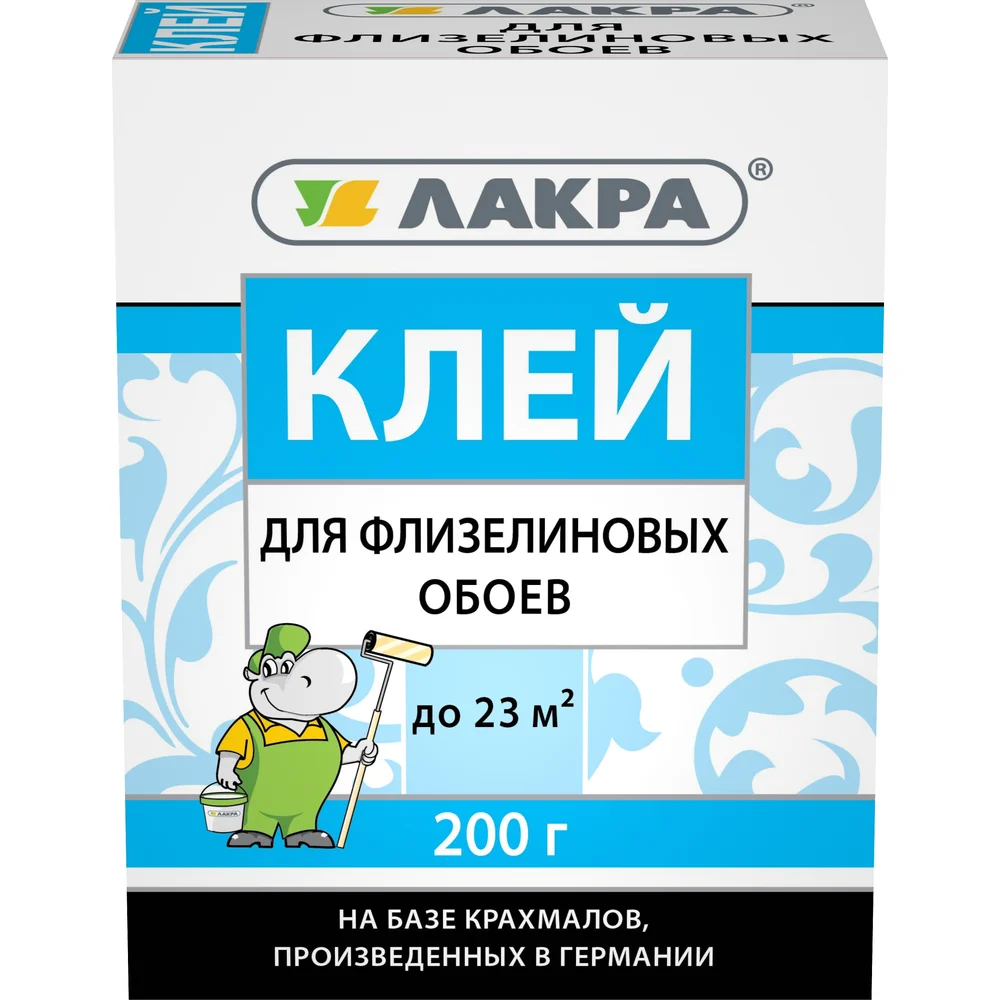 Клей для флизелиновых обоев ЛАКРА