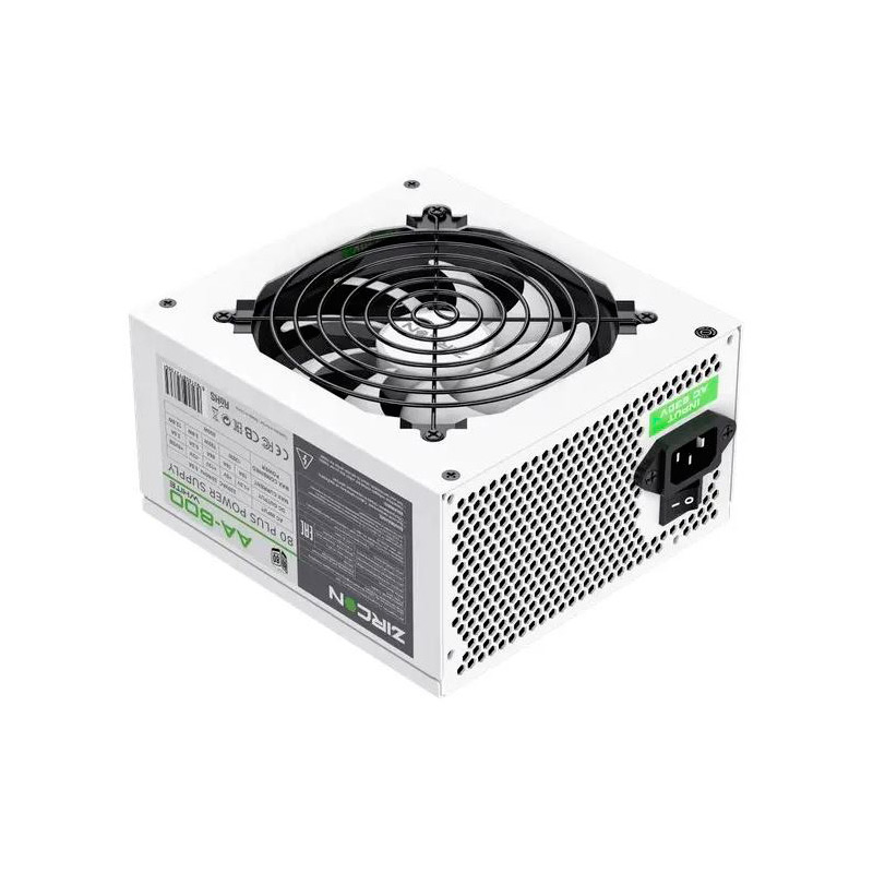 Блок питания Zircon AA-800 ATX 800W White