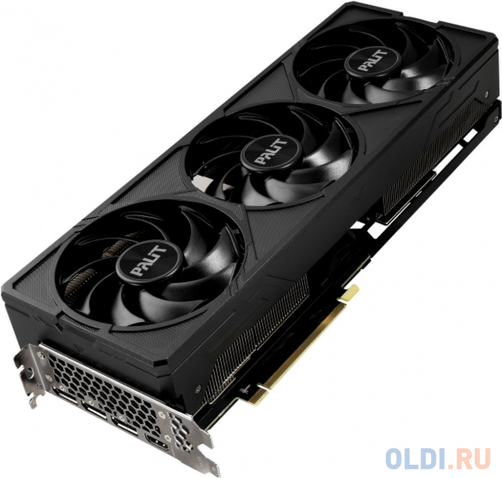 Видеокарта Palit RTX4070 SUPER JETSTREAM 12GB GDDR6X 192bit 3xDP HDMI 3FAN RTL