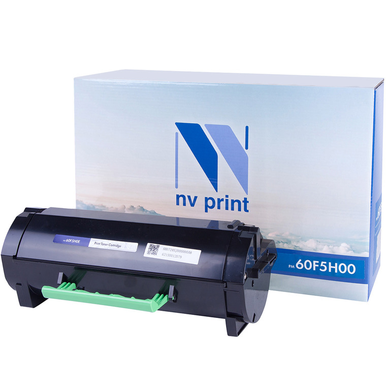 Картридж лазерный NV Print NV-60F5H00, черный, 10000 страниц, совместимый, для Lexmark MX310dn/MX410de/MX510de/MX511dte/MX611dhe/ MX611de
