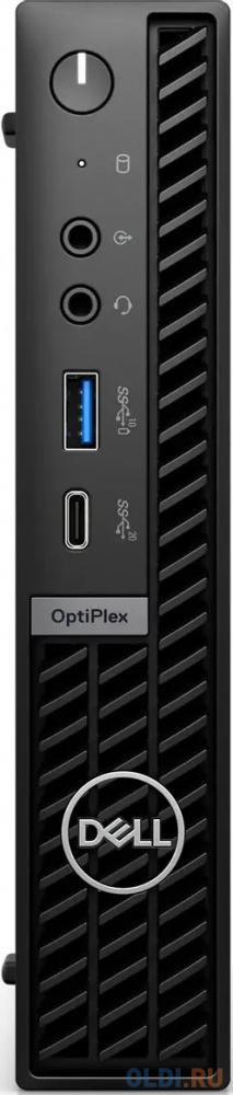 Неттоп Dell Optiplex 7020 Plus Micro Core i9 14900 (2) 32Gb SSD512Gb UHDG 770 Linux Ubuntu GbitEth WiFi BT 180W мышь клавиатура черный (7020P-9240)