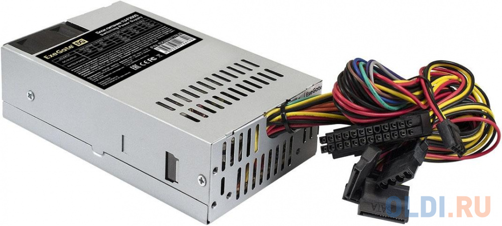 Exegate EX288877RUS Блок питания 200W ExeGate 1U-F200S (ITX, 4cm fan, 20+4pin, 4 pin, 3xSATA, 2xIDE)