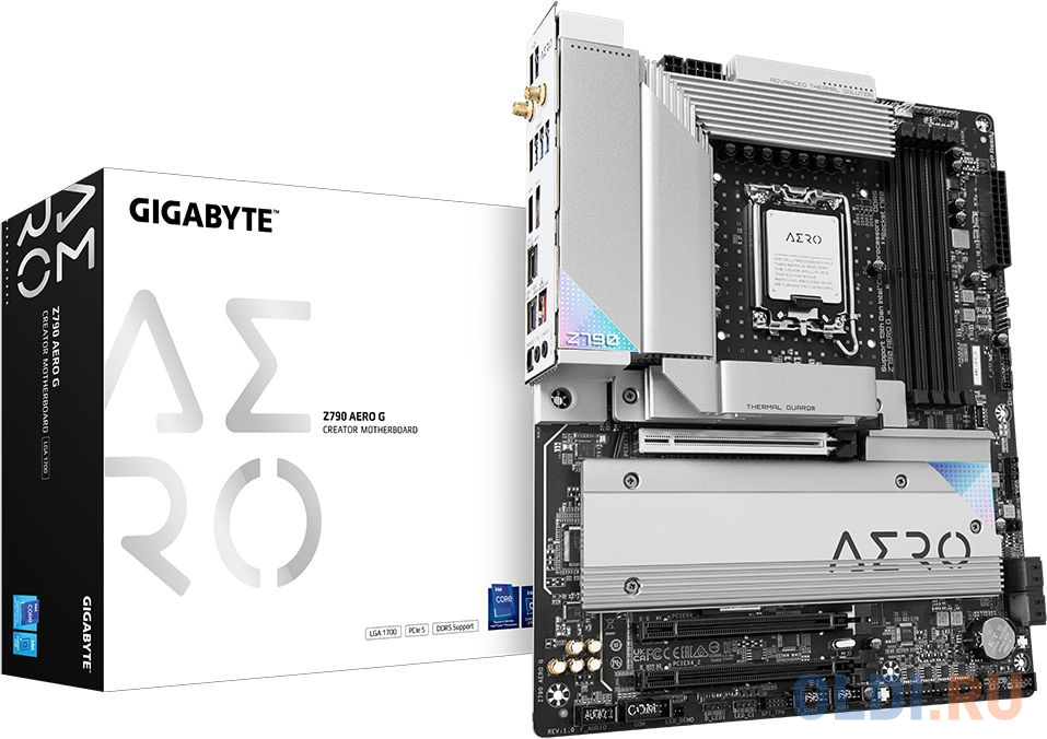 Z790 AERO G Socket 1700, Intel®Z790, 4xDDR5-4800, HDMI, 3xPCI-Ex16, 4xSATA3(RAID 0/1/5/10), 5xM.2, 8Ch Audio, 2.5GLan, WiFi, (2+4)xUSB2.0, (6+2)xUSB3.