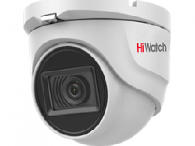 Камера HD-TVI HiWatch DS-T503(C) 2.8 мм уличная, купольная, 5Мпикс, CMOS, до 20 кадров/с, до 2560x1944, ИК подсветка 30 м, -40 - +60, белый