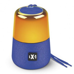 Портативная акустика Velton Park LX-1, 5 Вт, FM, AUX, USB, microSD, Bluetooth, подсветка, синий (LX-1 blue)