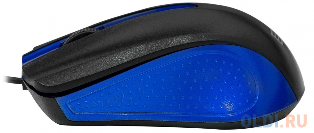 STM USB WIRED MOUSE STM 101CB black/blue в Москвe