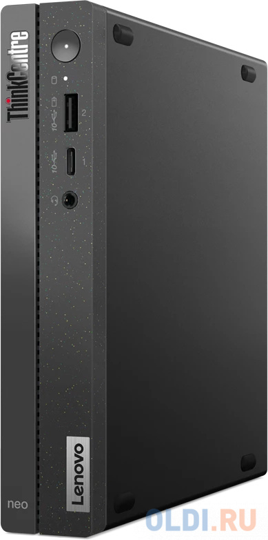 Неттоп Lenovo ThinkCentre Neo 50q Gen 4 i3 1215U (1.2) 8Gb SSD256Gb UHDG noOS WiFi BT 65W kb мышь клавиатура черный (12LN0028RU)