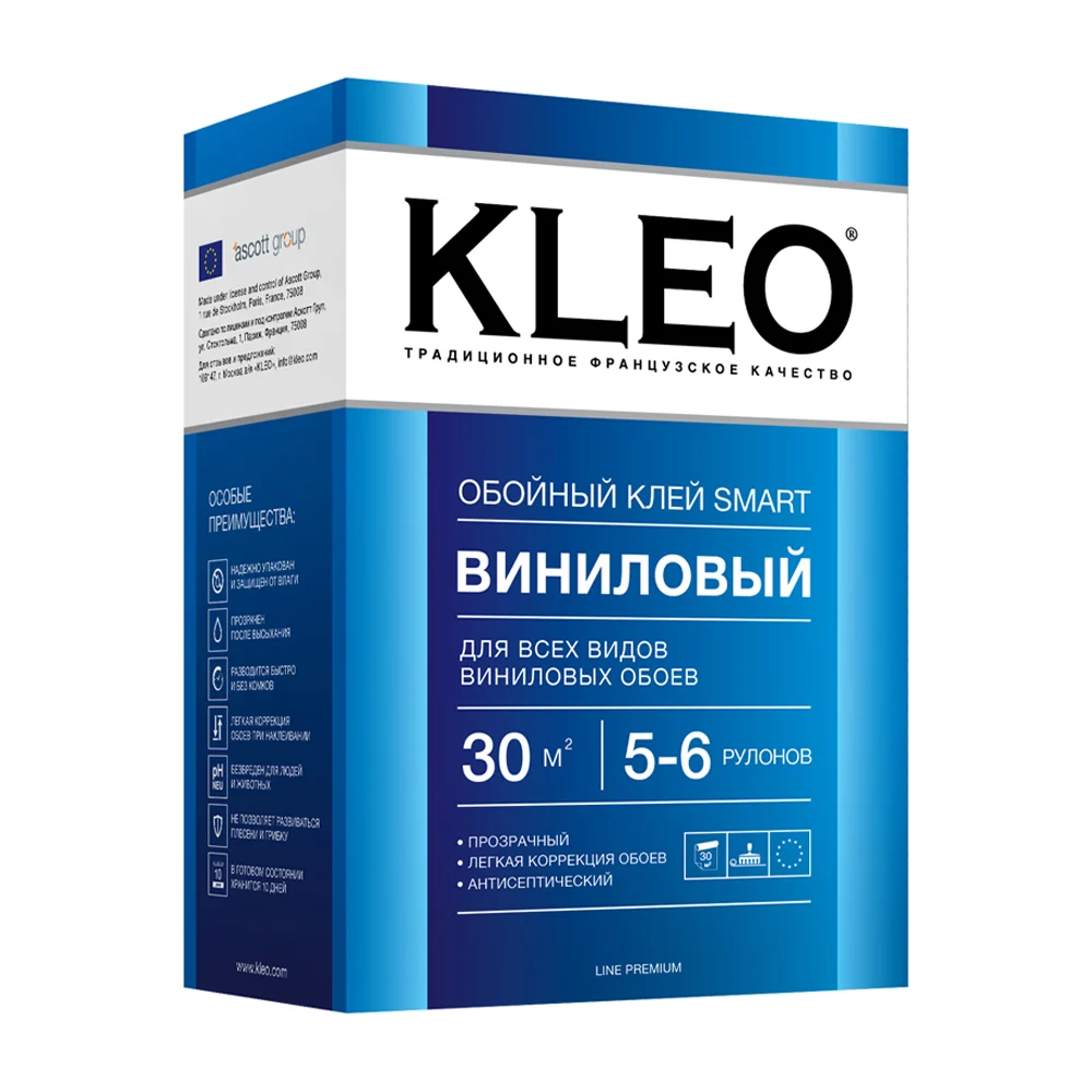 Сыпучий клей для виниловых обоев KLEO