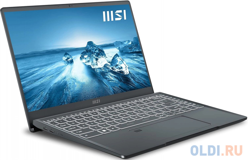 Ноутбук MSI Prestige 14Evo A12M-054 Core i7 1280P 32Gb SSD1Tb Intel Iris Xe graphics 14" IPS FHD (1920x1080) Windows 11 Home Multi Language grey