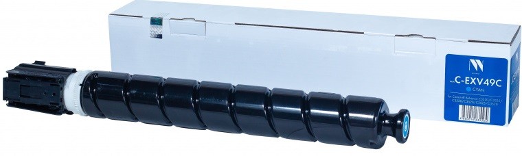 Картридж лазерный NV Print NV-CEXV49C (C-EXV49C/8525B002), голубой, 19000 страниц, совместимый для Canon iR ADV C3320/3320i/3325i/3330i/3530i/3525i/3520i