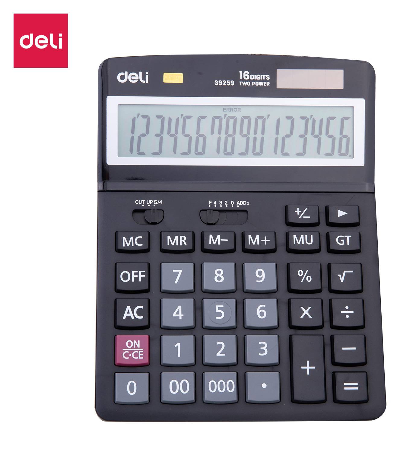 Калькулятор настольный Deli E39259 черный