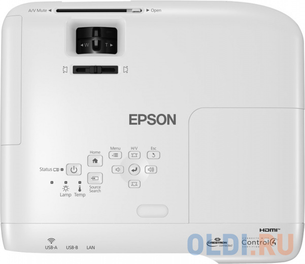 Epson EB-982W white {3LCD 1280x800 4200Lm 16000:1, 3.1 kg} [V11H987040] в Москвe