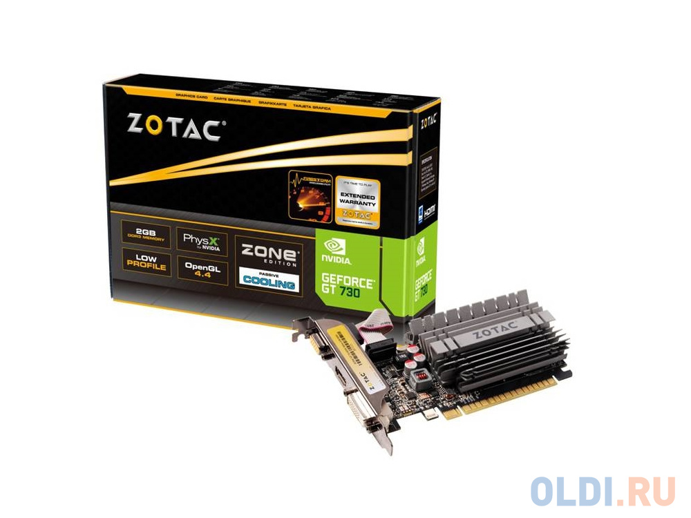 Видеокарта Zotac GeForce GT 730 ZT-71113-20L 2048Mb