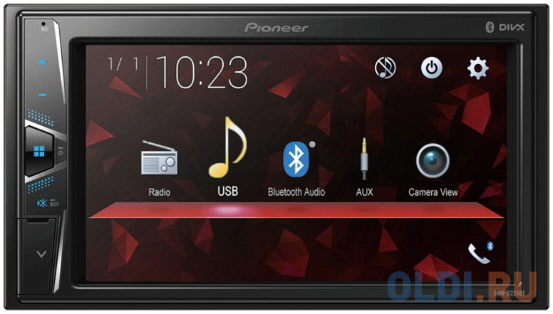 Автомагнитола Pioneer DMH-G225BT 2DIN 4x50Вт