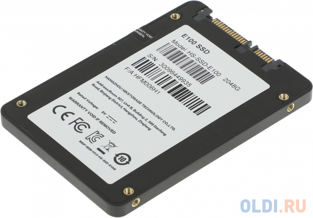 Накопитель SSD Hikvision SATA III 2Tb HS-SSD-E100/2048G 2.5"