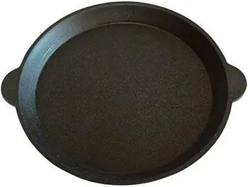 Крышка-сковорода Камская посуда 22 см, чугун, антипригарное покрытие, черный без крышки (КС2015)