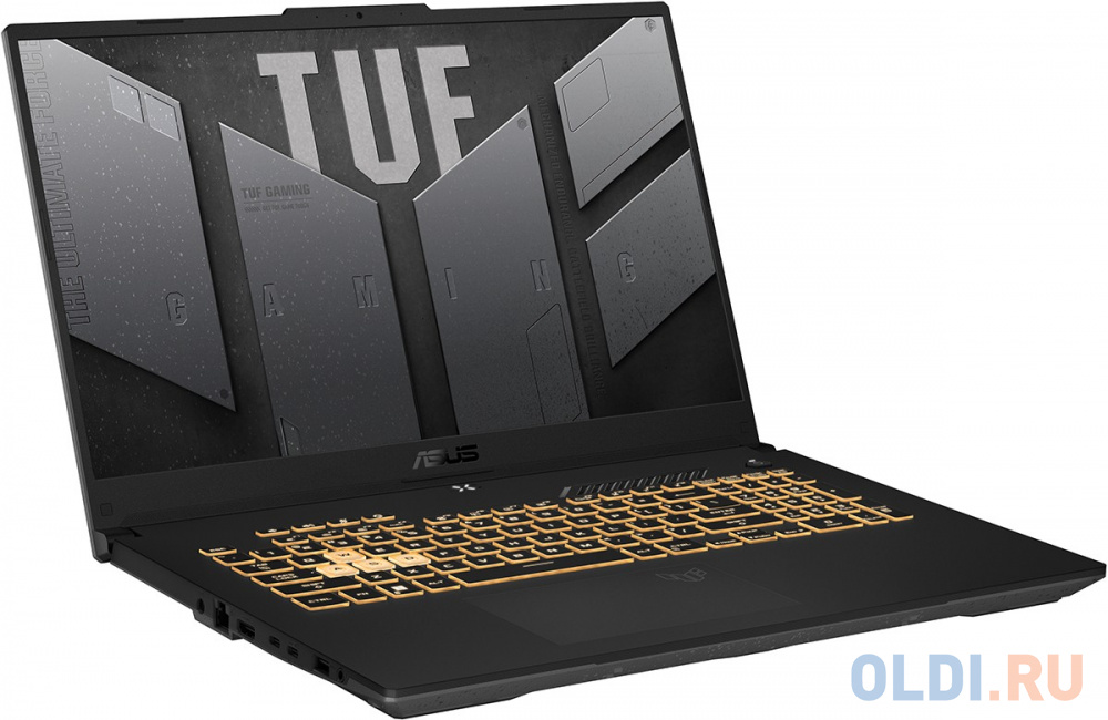 Ноутбук ASUS TUF FX707ZC4-HX015 90NR0GX1-M000L0 17.3" 1920x1080 Intel Core i7-12700H RAM 16Гб SSD 1Тб RTX 3050 4Гб ENG/RUS DOS черный 2.6 кг 90NR в Москвe