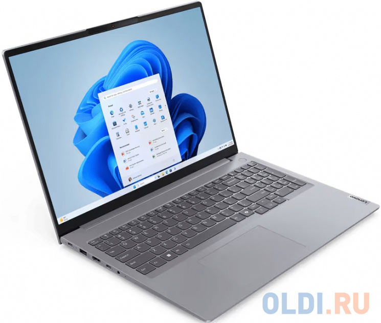 Ноутбук Lenovo Thinkbook 16 G7 IML Core Ultra 5 125U 8Gb SSD512Gb Intel Graphics 16" IPS WUXGA (1920x1200) noOS grey WiFi BT Cam Bag (21MS0028GQ)