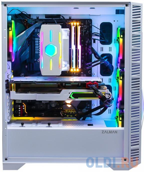 Корпус ATX Zalman Z3 Iceberg Без БП белый