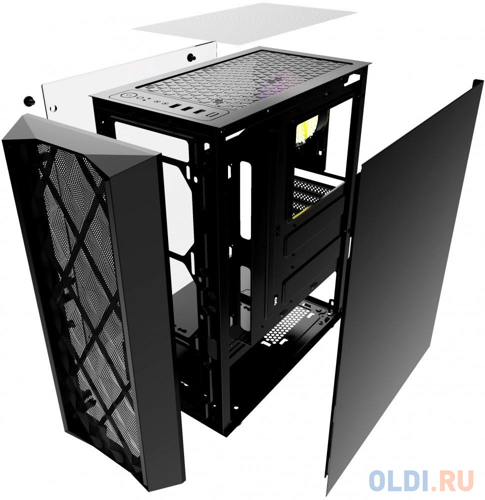 Корпус ATX Powercase CMDM-L1 Без БП чёрный