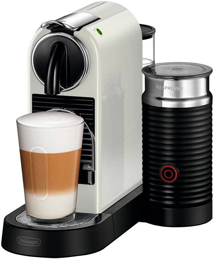 Кофемашина Delonghi Nespresso Citiz EN267.WAE белый/черный