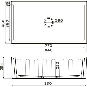 Кухонная мойка Omoikiri Mikura 83-PE pebble (4997084) в Москвe