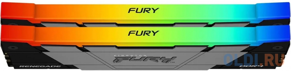 Память оперативная/ Kingston 16GB 3600MHz DDR4 CL16 DIMM (Kit of 2) FURY Renegade RGB в Москвe