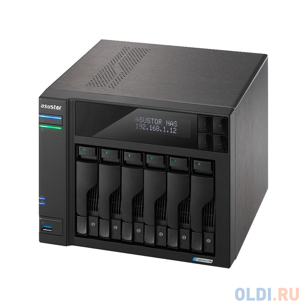 ASUSTOR AS6706T 6-Bay NAS/Media player/Intel Celeron N5105 2.0GHz up to 2.9GHz, 8GB SO-DIMM DDR4, noHDD(HDD,SSD),2xUSB3.2,HDMI ; 90IX01N1-BW3S60