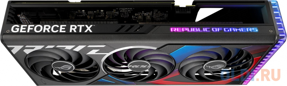 Видеокарта Asus PCI-E 4.0 ROG-STRIX-RTX4070TI-O12G-GAMING NVIDIA GeForce RTX 4070TI 12288Mb 192 GDDR6X 2760/21000 HDMIx2 DPx3 HDCP Ret