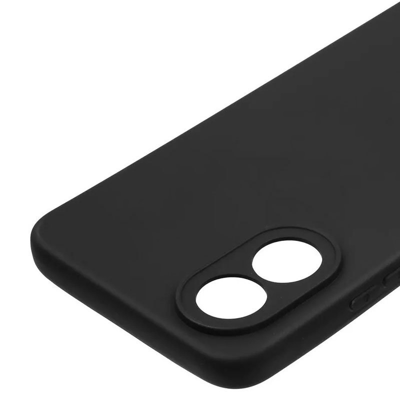 Чехол DF для Oppo A38 4G Silicone Black oCase-24