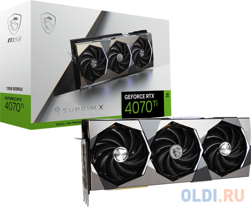 Видеокарта MSI nVidia GeForce RTX 4070 Ti SUPRIM X 12288Mb 602-V513-08S