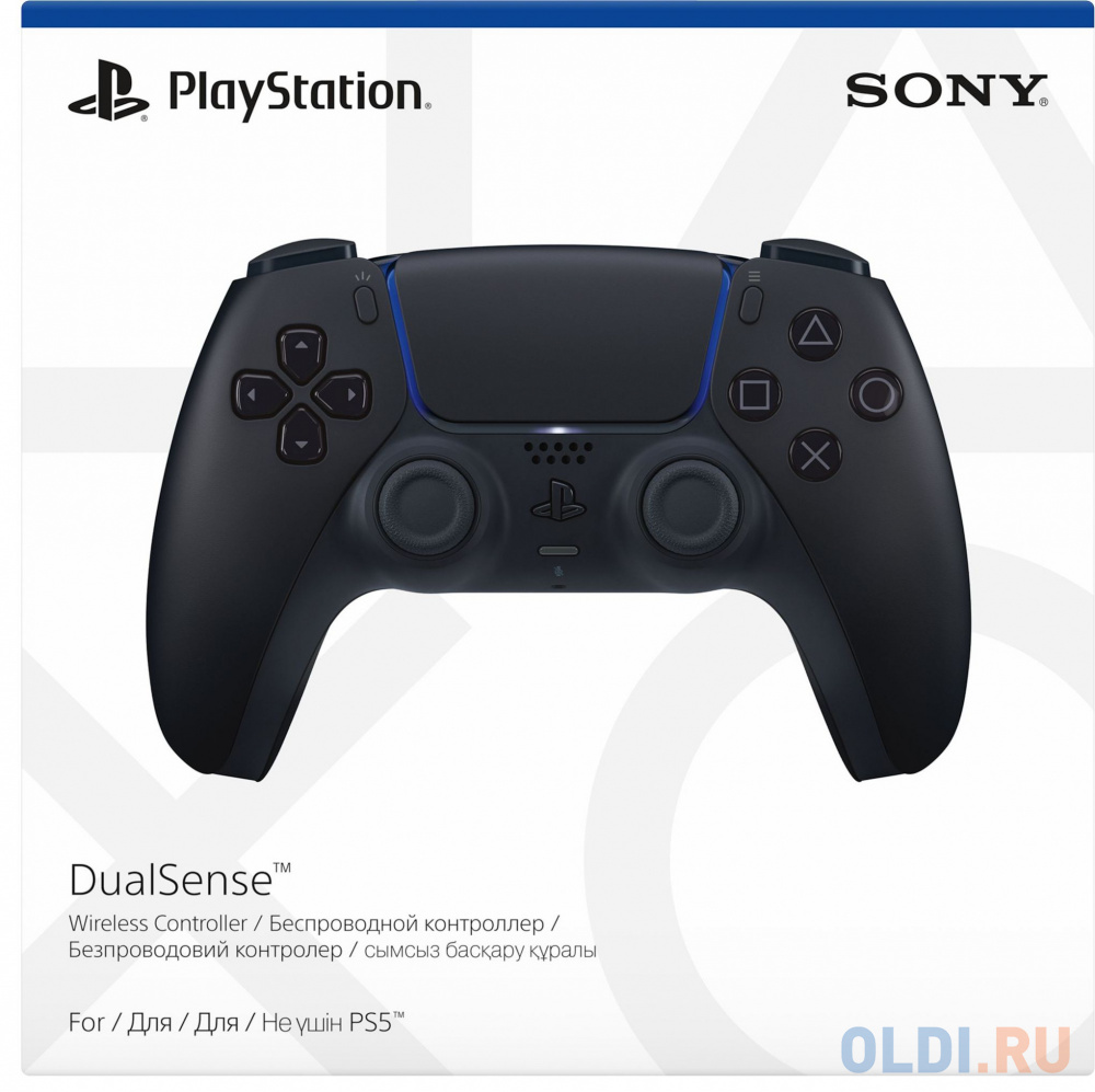 Геймпад Sony PlayStation 5 DualSense Wireless Controller CFI-ZCT1W (black) (827696) в Москвe