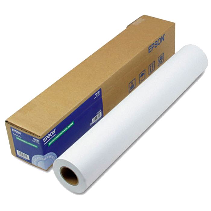 Бумага рулон 24"(610мм) x 30.5м, 166г/м2, глянцевая, Epson Premium Glossy Paper (C13S041390)