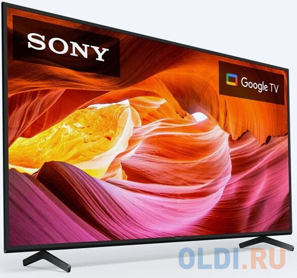 Телевизор 55" SONY KD-55X75K черный 3840x2160 60 Гц Smart TV Wi-Fi 3 х HDMI 2 х USB RJ-45 Bluetooth в Москвe